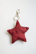 Load image into Gallery viewer, Upcycled Star Bag Charms/Keychains