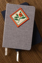 Load image into Gallery viewer, Patched Linen Notebook - Bloom