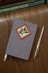 Patched Linen Notebook - Bloom