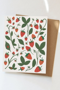 Strawberries Greeting Card