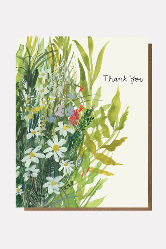 Thank You Wildflowers Greeting Card