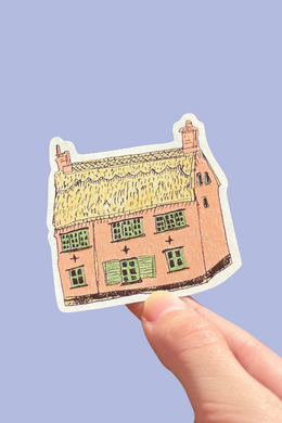 Thatched Cottage Sticker