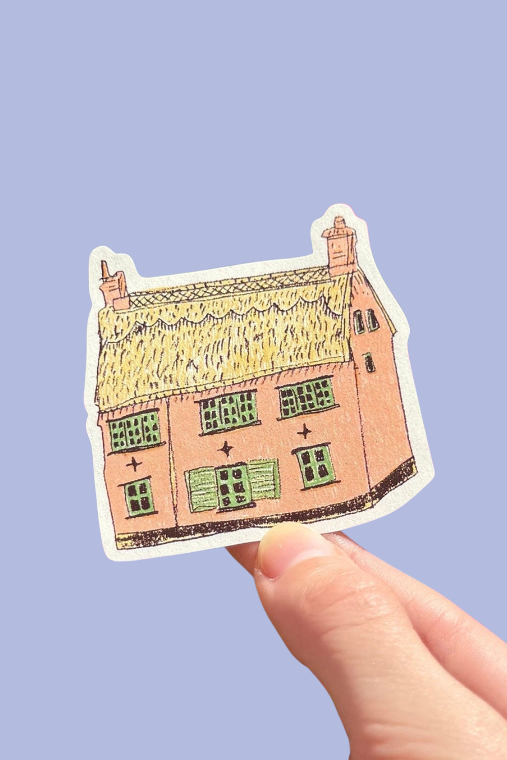 Thatched Cottage Sticker