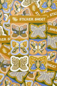 Butterfly Sticker Sheet