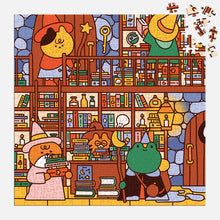 Load image into Gallery viewer, Wizard's Library 500 Piece Puzzle