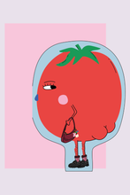 Load image into Gallery viewer, Tomato Die cut Everyday Greeting Card