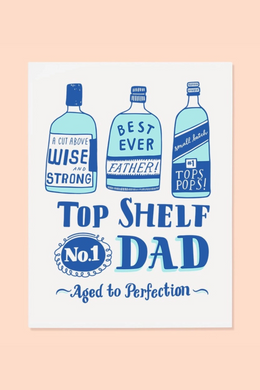 Top Shelf Dad Card