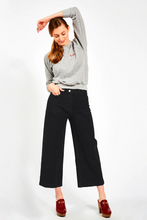 Load image into Gallery viewer, Black | High Waist Wide Leg Jeans