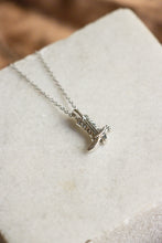 Load image into Gallery viewer, cowboy boot necklace with silver spur