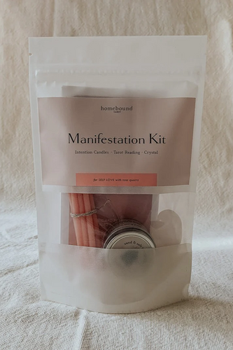 Intention Candles Kit with Tarot and Crystal