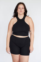 Load image into Gallery viewer, Plus Size Crop Black Tank Victoria BC