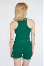 Load image into Gallery viewer, Back of green full moon tank by emnmay 