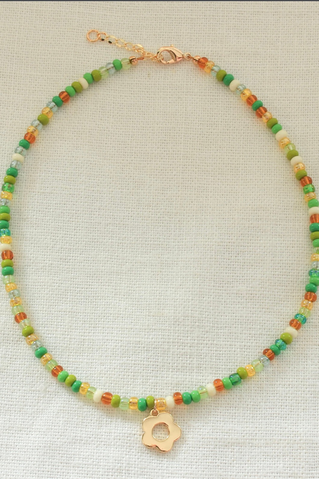 Daisy Charm Necklace - 5 Colours