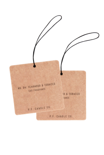 Teakwood + Tobacco Car Fragrance