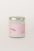 Load image into Gallery viewer, Homecoming Soy Candle in a jar with Pink label