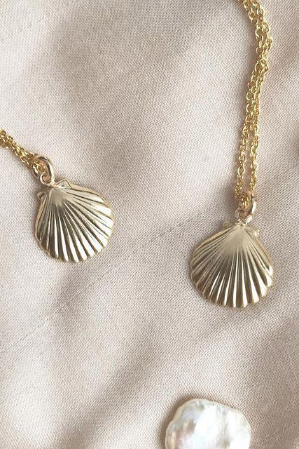 Gold Shell Necklace