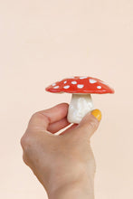 Load image into Gallery viewer, Ceramic Mushroom Red with White Dots