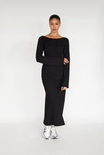 Load image into Gallery viewer, emnmay | virtue dress in onyx